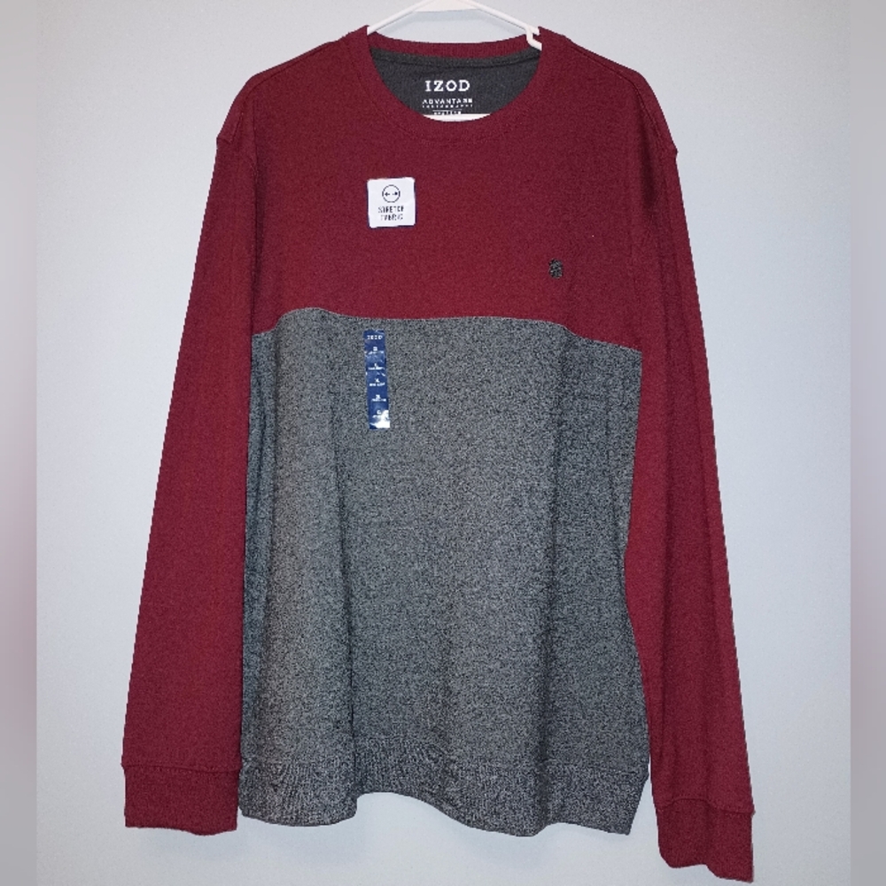 Men's Izod Colorblock Stretch Sweatshirt XL
